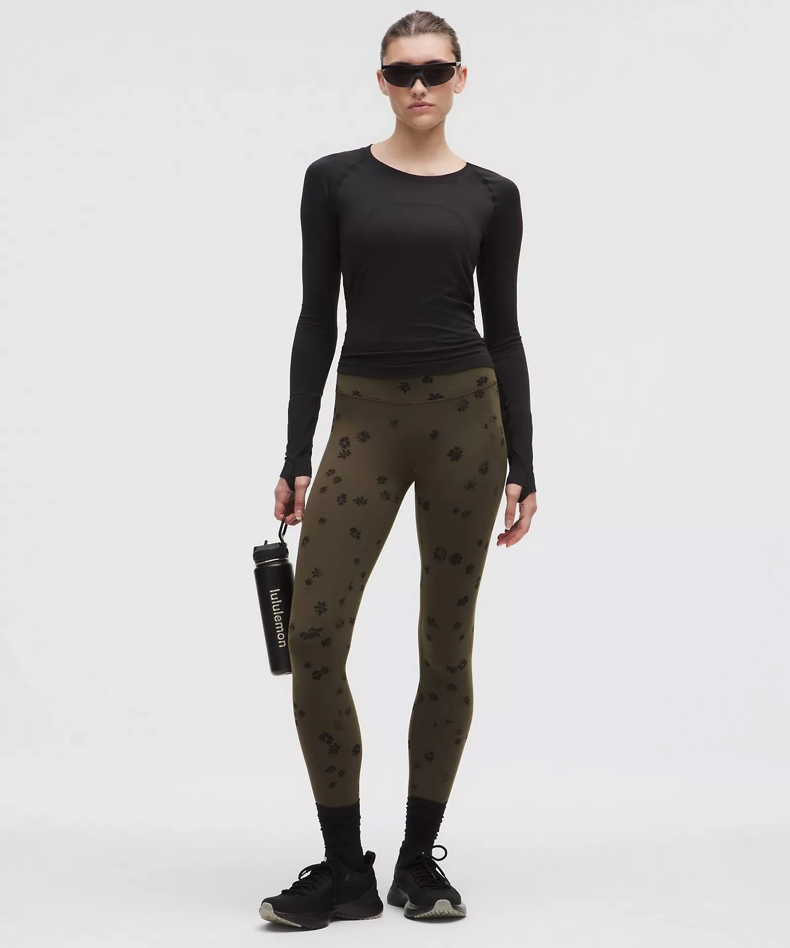 Lululemon ヨガパンツ lululemon Floral Breeze Olive Brown Print Collection - August 2025